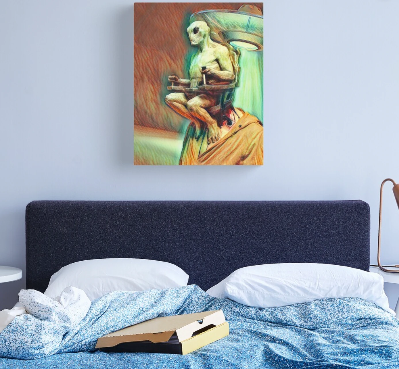 Area 51 Alien Canvas Print - Image 2