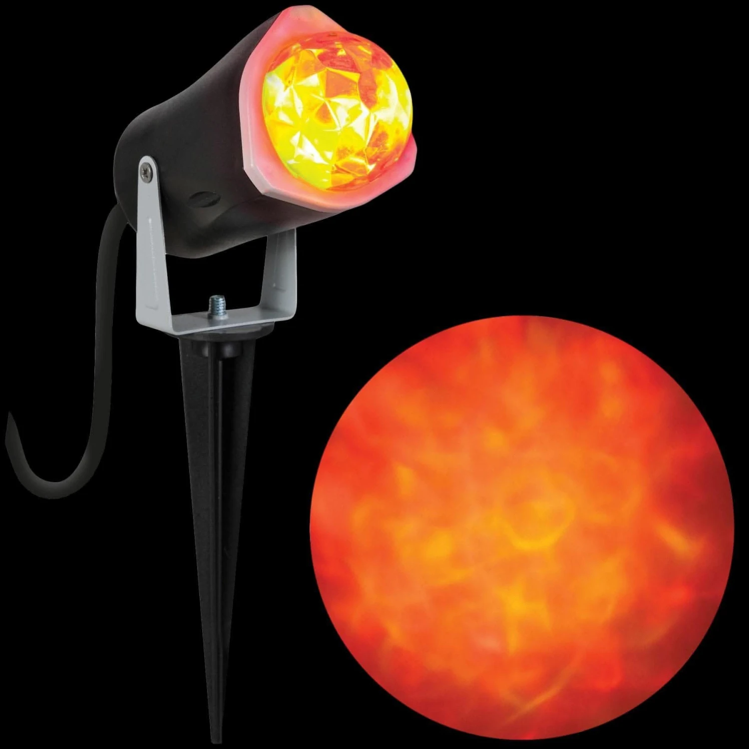 "Outdoor Light Show - Fire And Ice" Haunted House Lighting